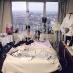 Herman Brood and Nina Hagen (Date Unknown) in Amsterdam.

[keywords]Bedroom, Full Length, Eyecontact, Newspapers, Singers[/keywords]